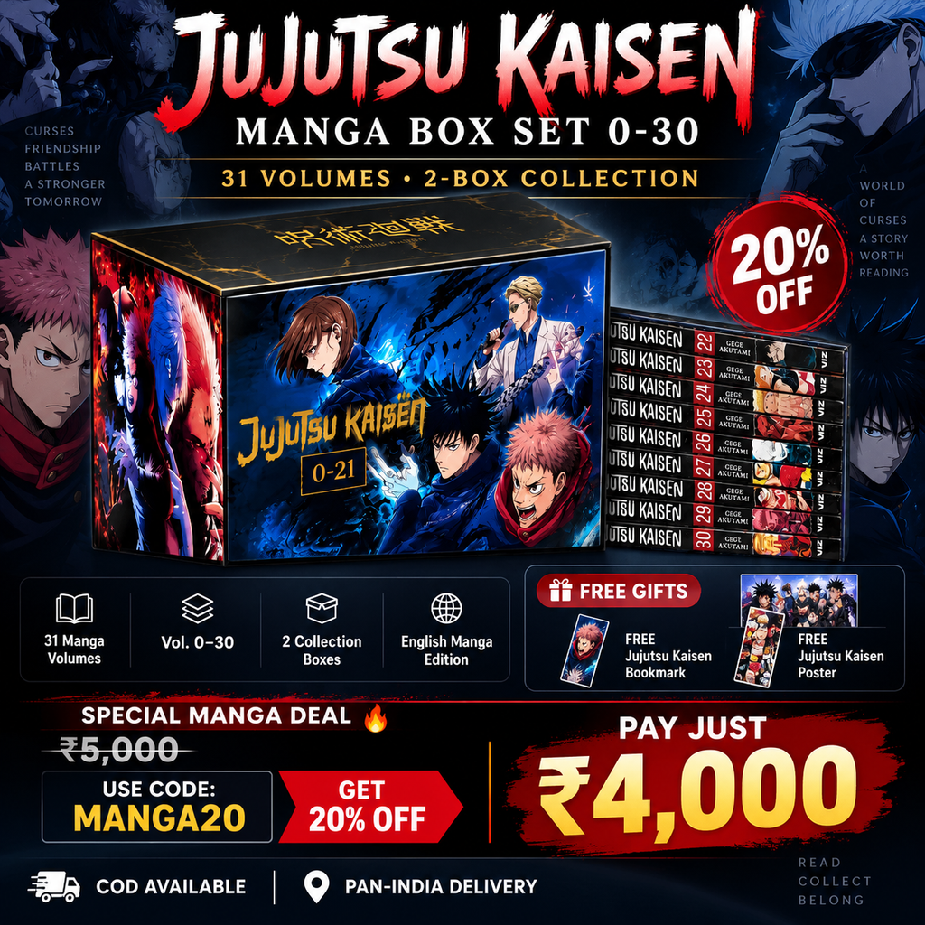 Jujutsu Kaisen Manga Complete Collection Vol. 0–30 | 31 Volumes | 2-Box Set