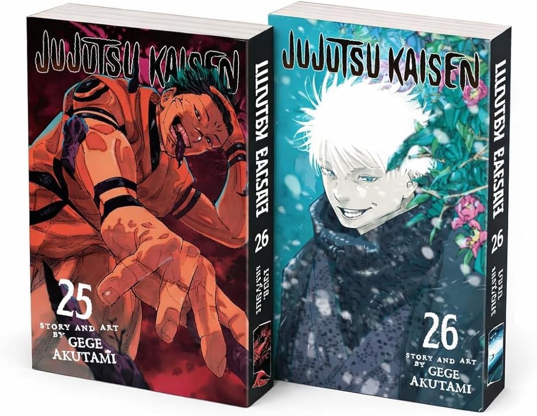 Jujutsu Kaisen, Vol. 25 + Jujutsu Kaisen, Vol. 26 (2 Book Manga Combo Set) by Gege Akutami | Manga Collection Paperback